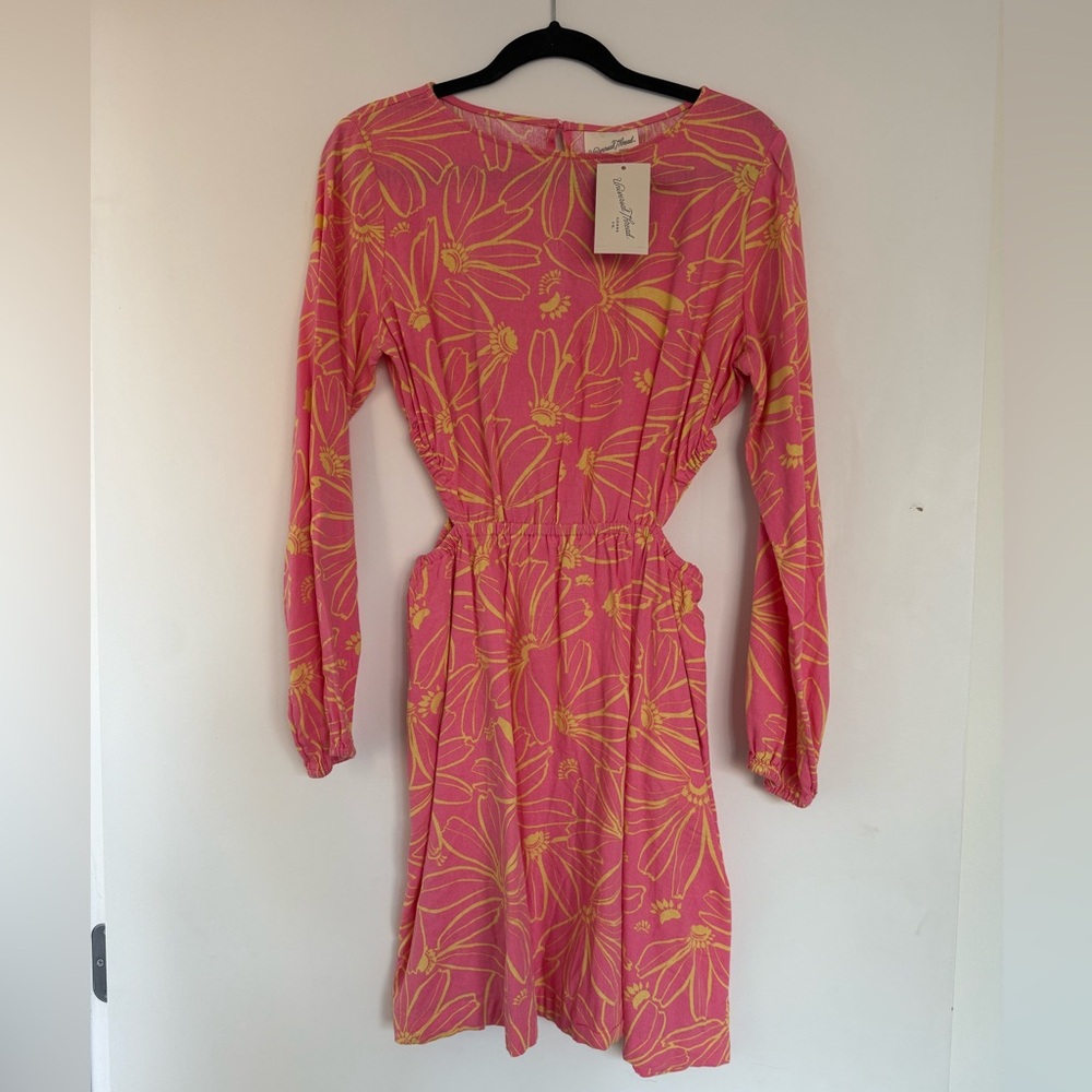 Universal Thread Pink and Yellow Dress - Size Small NWT